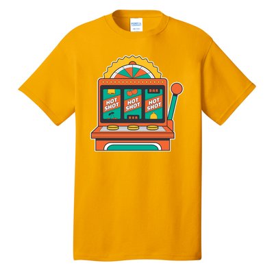 Hot Shot Slot Machine Tall T-Shirt