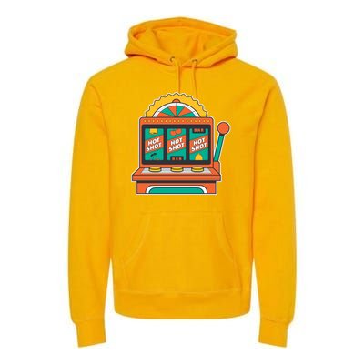 Hot Shot Slot Machine Premium Hoodie