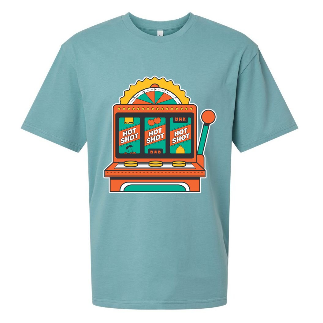 Hot Shot Slot Machine Sueded Cloud Jersey T-Shirt