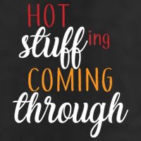 Hot Stuff Coming Through Thanksgiving 7 Panel Mesh Trucker Snapback Hat