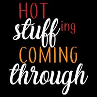 Hot Stuff Coming Through Thanksgiving City Backpack