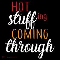 Hot Stuff Coming Through Thanksgiving 7-Panel Snapback Hat