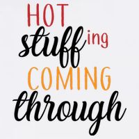 Hot Stuff Coming Through Thanksgiving Apron