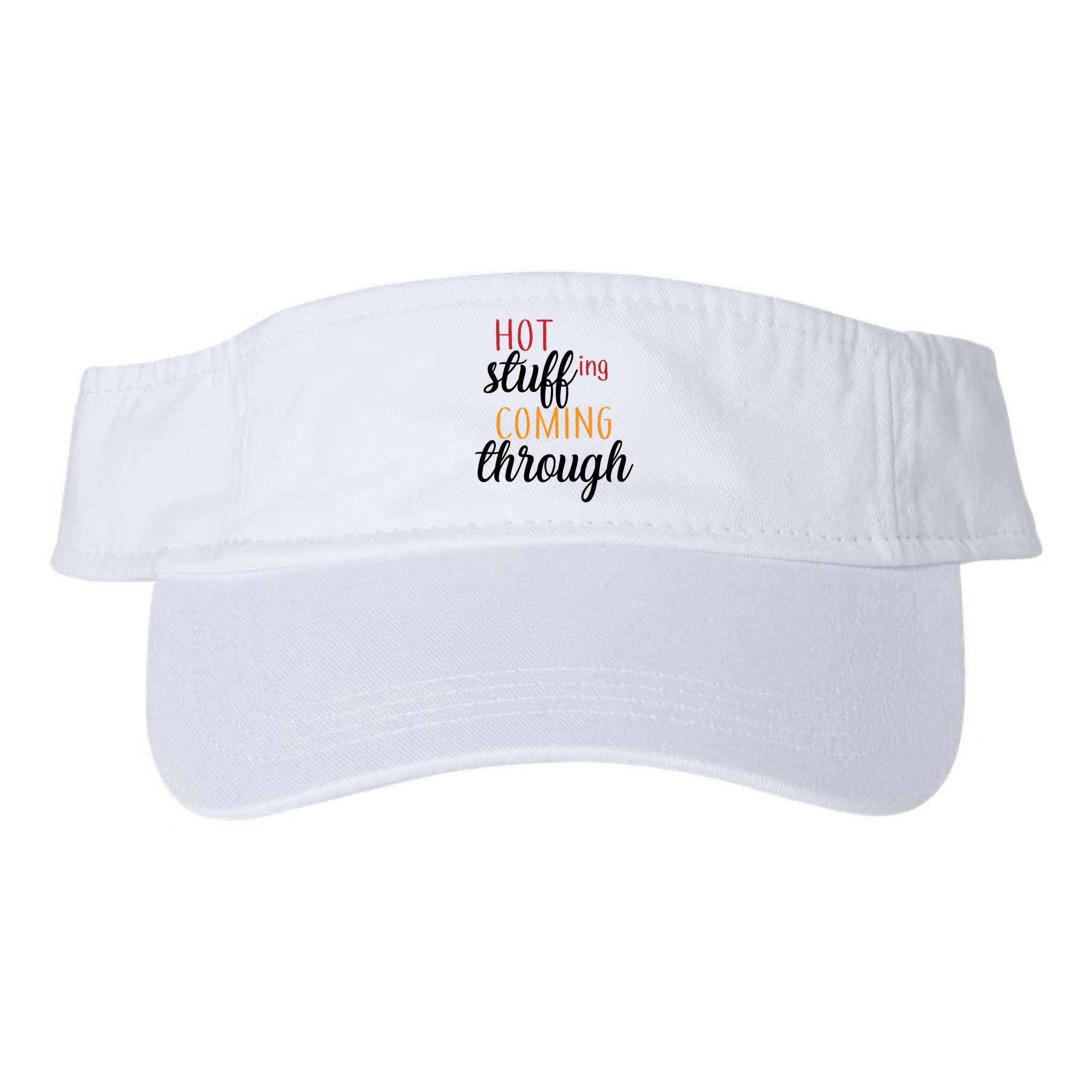 Hot Stuff Coming Through Thanksgiving Visor