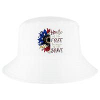 Home Of The Free Because Of The Brave Cool Comfort Performance Bucket Hat