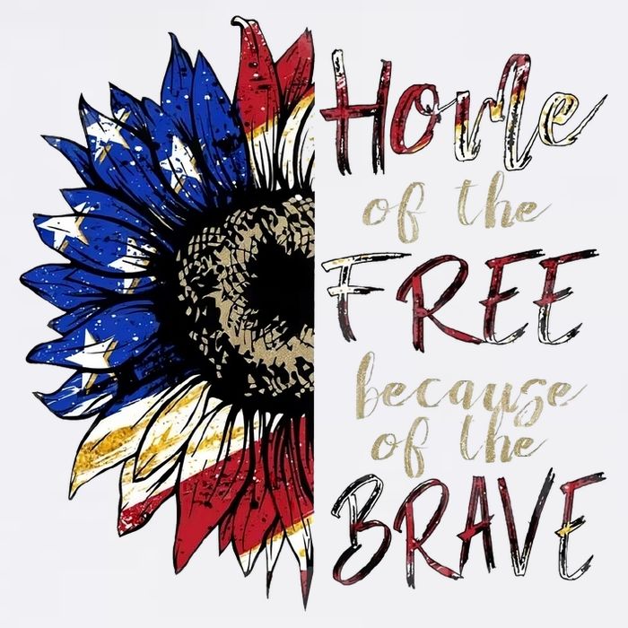 Home Of The Free Because Of The Brave Cool Comfort Performance Bucket Hat