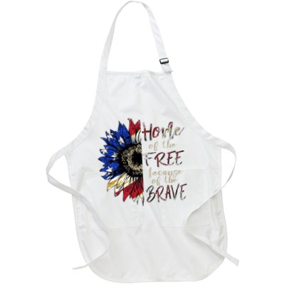 Home Of The Free Because Of The Brave Apron