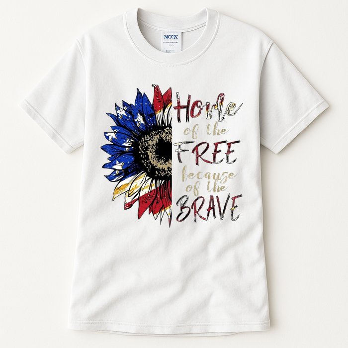 Home Of The Free Because Of The Brave Tall T-Shirt