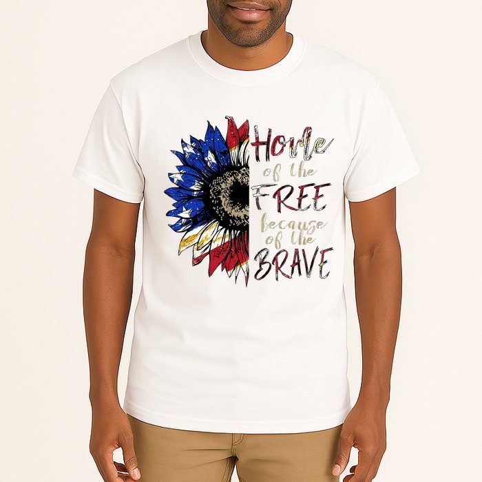 Home Of The Free Because Of The Brave Tall T-Shirt