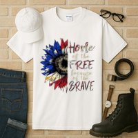 Home Of The Free Because Of The Brave Tall T-Shirt