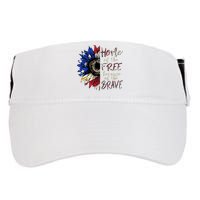 Home Of The Free Because Of The Brave Adult Drive Performance Visor