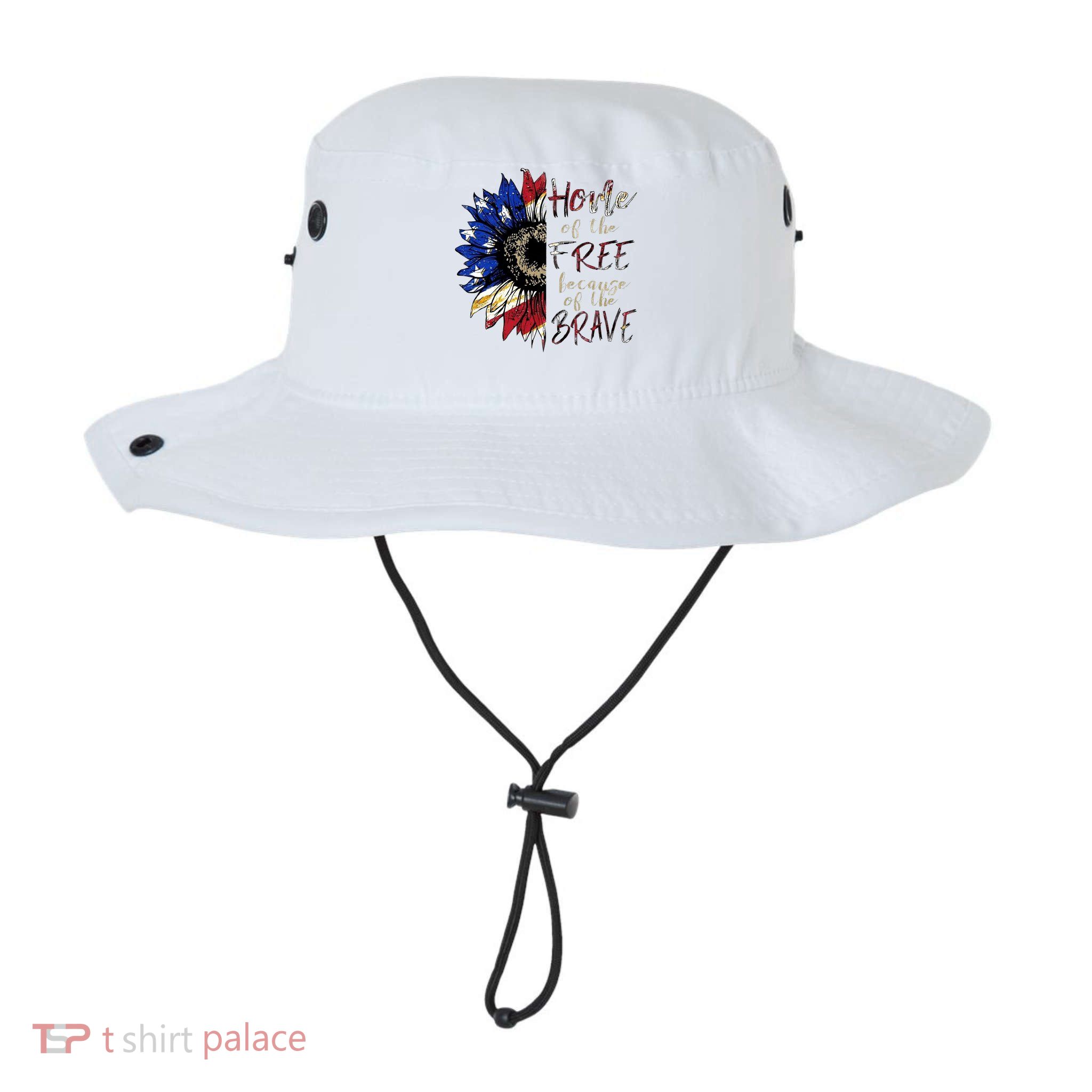 Home Of The Free Because Of The Brave Bucket Hat