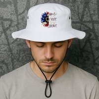 Home Of The Free Because Of The Brave Bucket Hat