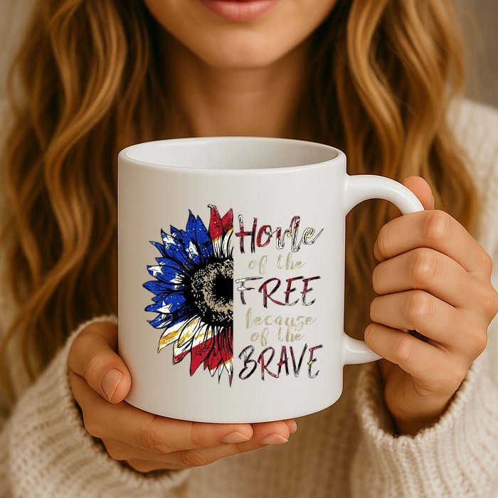 Home Of The Free Because Of The Brave Mug