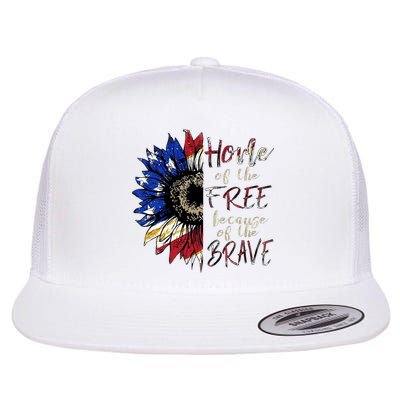 Home Of The Free Because Of The Brave Flatbill Hat
