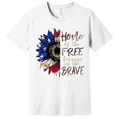 Home Of The Free Because Of The Brave Premium T-Shirt