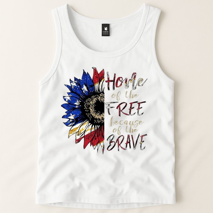 Home Of The Free Because Of The Brave Tank Top