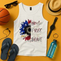 Home Of The Free Because Of The Brave Tank Top