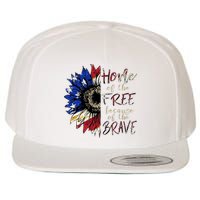 Home Of The Free Because Of The Brave Wool Snapback Cap