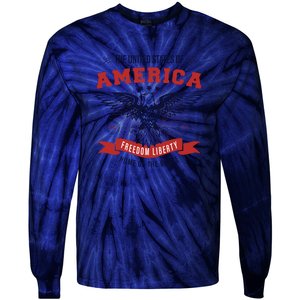 Home Of The Brave Tie-Dye Long Sleeve Shirt