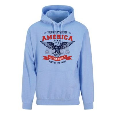 Home Of The Brave Unisex Surf Hoodie