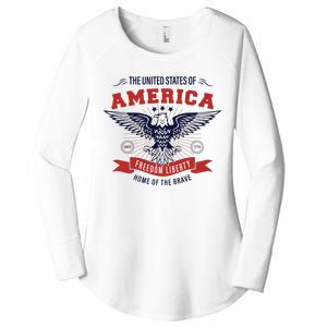 Home Of The Brave Women's Perfect Tri Tunic Long Sleeve Shirt