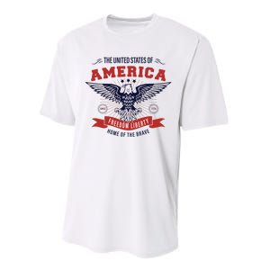 Home Of The Brave Performance Sprint T-Shirt