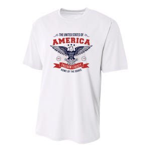 Home Of The Brave Youth Performance Sprint T-Shirt