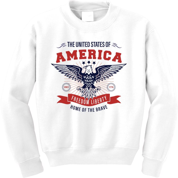 Home Of The Brave Kids Sweatshirt