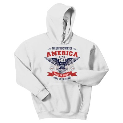 Home Of The Brave Kids Hoodie