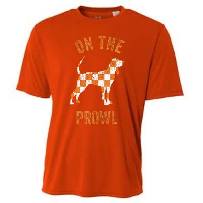 Hound On The Prowl Tennessee Dog TN Home State Volunteers Cooling Performance Crew T-Shirt