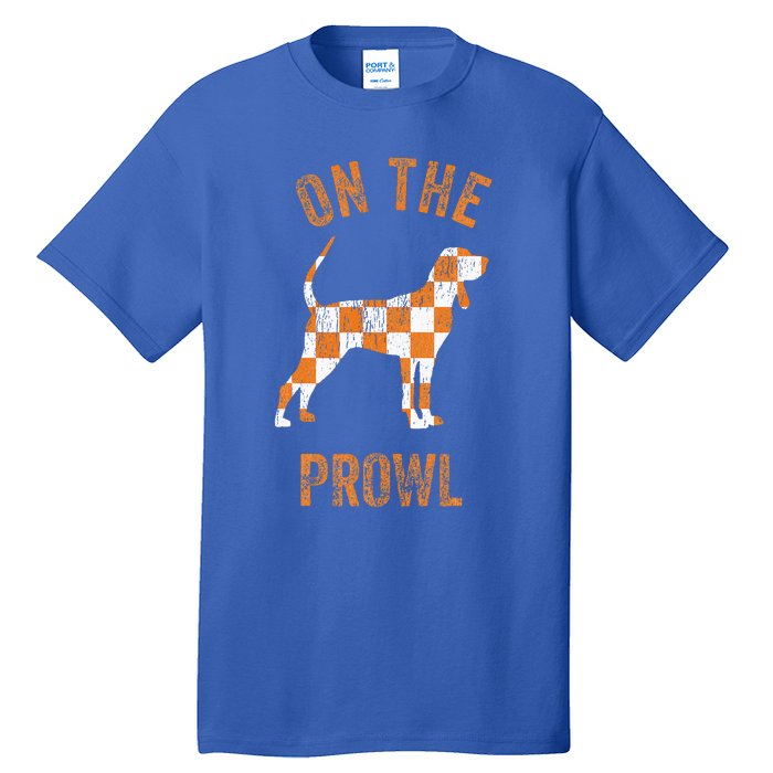 Hound On The Prowl Tennessee Dog TN Home State Volunteers Tall T-Shirt