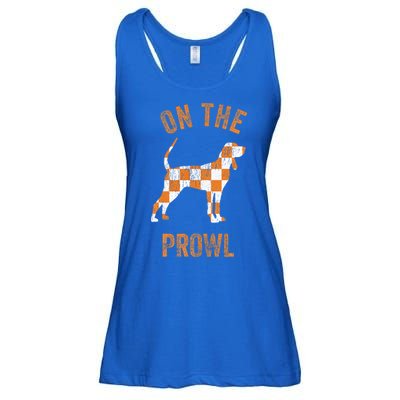 Hound On The Prowl Tennessee Dog TN Home State Volunteers Ladies Essential Flowy Tank