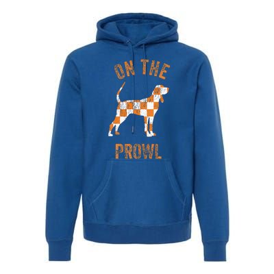 Hound On The Prowl Tennessee Dog TN Home State Volunteers Premium Hoodie