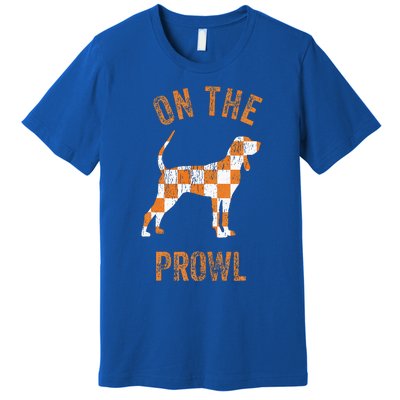 Hound On The Prowl Tennessee Dog TN Home State Volunteers Premium T-Shirt