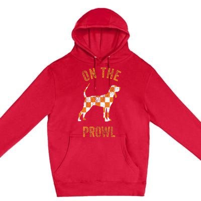 Hound On The Prowl Tennessee Dog TN Home State Volunteers Premium Pullover Hoodie