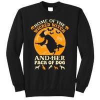 Home Of The Wicked Witch And Her Pack Of Dog Funny Halloween Sweatshirt