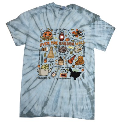 Halloween Over The Garden Wall Pumpkin Tie-Dye T-Shirt