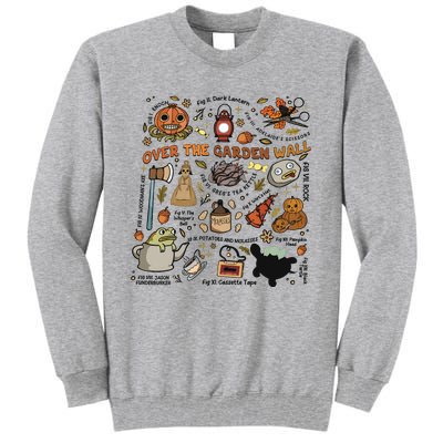 Halloween Over The Garden Wall Pumpkin Tall Sweatshirt