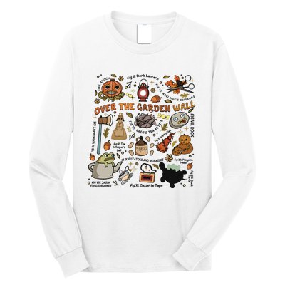 Halloween Over The Garden Wall Pumpkin Long Sleeve Shirt