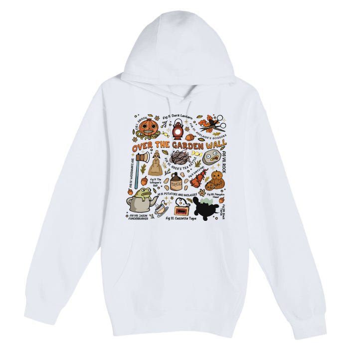 Halloween Over The Garden Wall Pumpkin Premium Pullover Hoodie