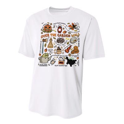 Halloween Over The Garden Wall Pumpkin Performance Sprint T-Shirt