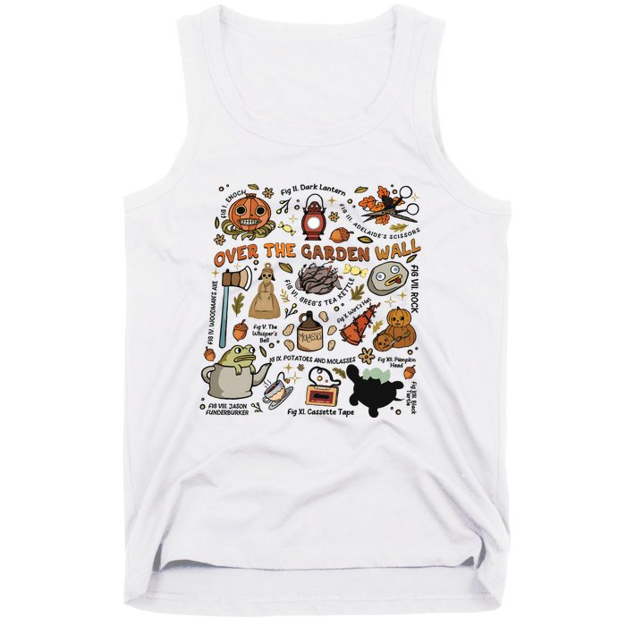 Halloween Over The Garden Wall Pumpkin Tank Top