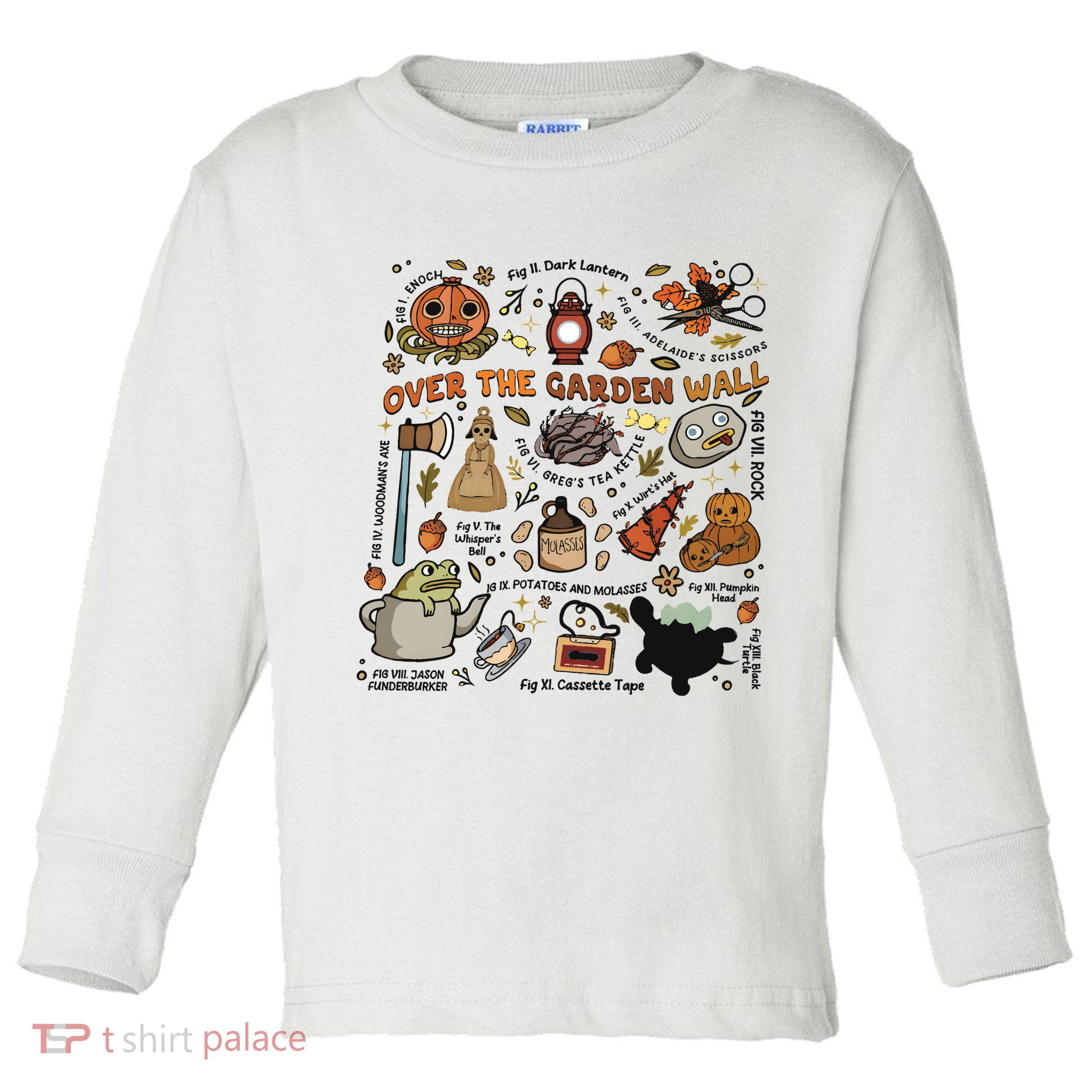 Halloween Over The Garden Wall Pumpkin Toddler Long Sleeve Shirt