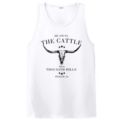 He Owns The Cattle On A Thousand Hills PosiCharge Competitor Tank