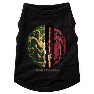 H.O.U.S.E Of The Dragon Green Vs Black H.O.U.S.E Targaryen Emblem Doggie Tank