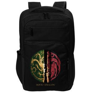 H.O.U.S.E Of The Dragon Green Vs Black H.O.U.S.E Targaryen Emblem Impact Tech Backpack