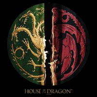 H.O.U.S.E Of The Dragon Green Vs Black H.O.U.S.E Targaryen Emblem Cooling Performance Long Sleeve Crew