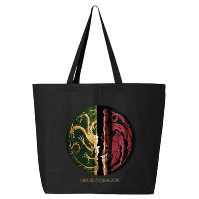 H.O.U.S.E Of The Dragon Green Vs Black H.O.U.S.E Targaryen Emblem 25L Jumbo Tote