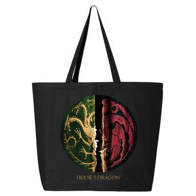 H.O.U.S.E Of The Dragon Green Vs Black H.O.U.S.E Targaryen Emblem 25L Jumbo Tote